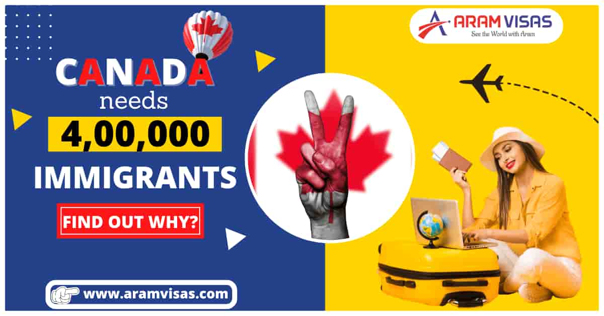 Canada needs 400000 immigrants, find out why?