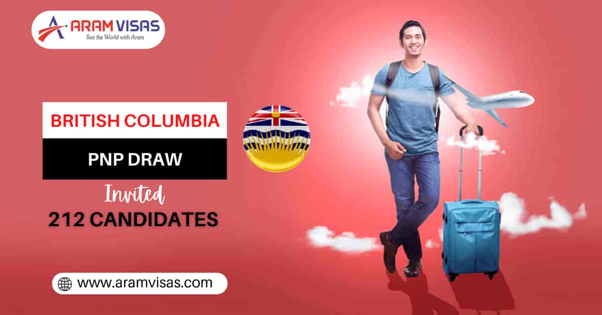 British columbia pnp invited 212 candidates