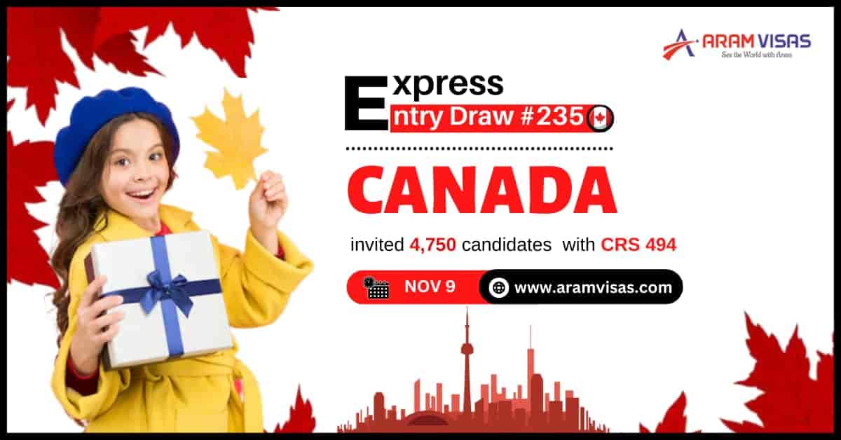 In A New Express Entry Draw, Canada Issued 4,750 Invitations To The Candidates