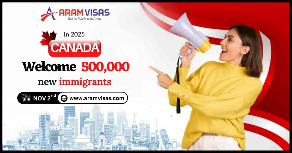 In 2025, Canada To Welcome 500,000 New Immigrants
