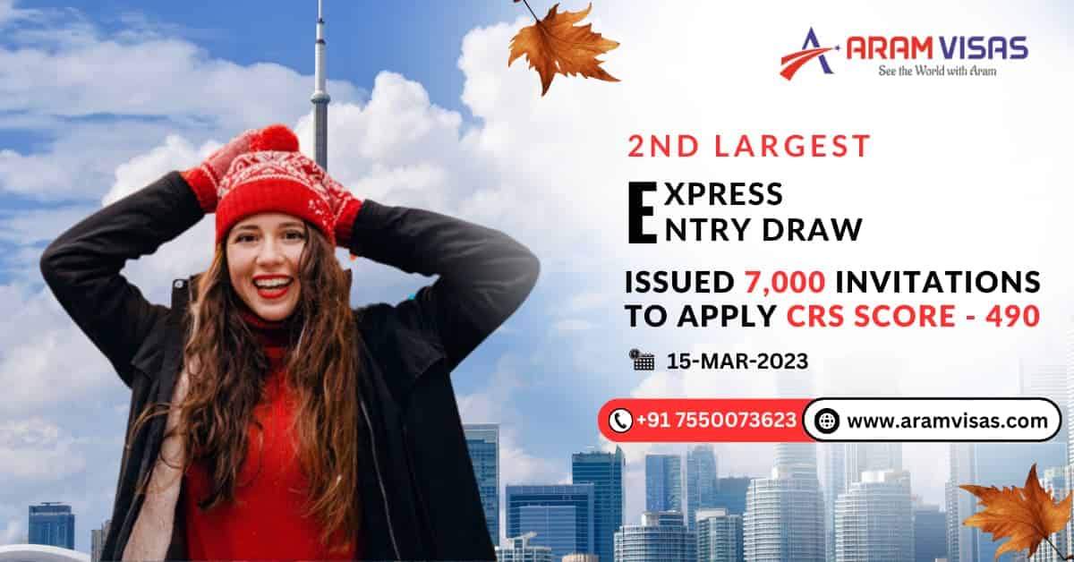 Canada Has Held Its 2nd Largest Express Entry Draw And Issued 7,000 Invitations To Apply